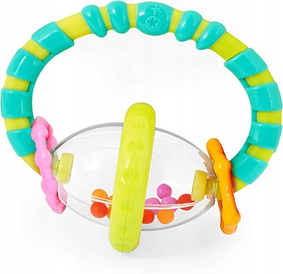 BRIGHT STARTS Grab&amp;Spin grzechotka 3msc+