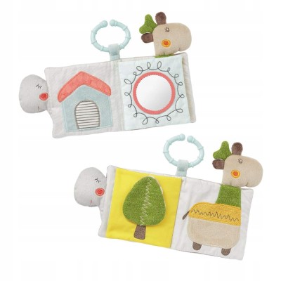FEHN Loopy&amp;Lotta książeczka sensoryczna ZAWIESZKA 13 x 17 cm