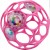 BRIGHT STARTS Oball Rattle silikonowy chwytak gryzak z grzechotką 10 cm