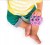 BRIGHT STARTS Oball Rattle silikonowy chwytak gryzak z grzechotką 10 cm