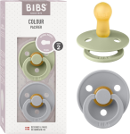 BIBS COLOUR succhietti calmanti 2 pezzi caucciù 6 mesi+