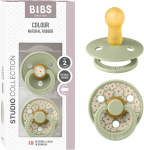BIBS COLOUR STUDIO succhietti calmanti 2 pezzi caucciù 6-18 mesi