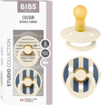 BIBS COLOUR STUDIO succhietti calmanti 2 pezzi caucciù 6-18 mesi