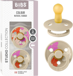 BIBS COLOUR STUDIO succhietti calmanti 2 pezzi caucciù 6-18 mesi