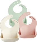 PANDAEAR bavaglino in silicone con tasca x3 6 mesi+