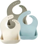PANDAEAR bavaglino in silicone con tasca x3 6 mesi+