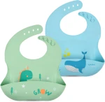 VICLOON bavaglino in silicone con tasca x2 6 mesi+