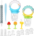VICLOON massaggiagengive dosatore di frutta set 15 pz. massaggiagengive cucchiaino ALTRO
