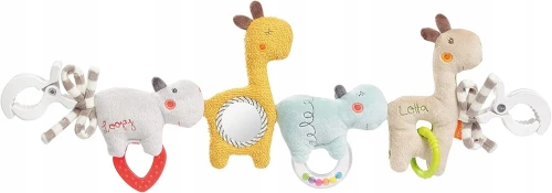 FEHN łańcuch zawieszka do wózka, łóżeczka, fotelika LOOPY &amp; LOTTA 55 cm