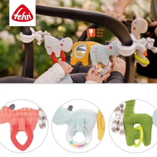 FEHN łańcuch zawieszka do wózka, łóżeczka, fotelika LOOPY &amp; LOTTA 55 cm