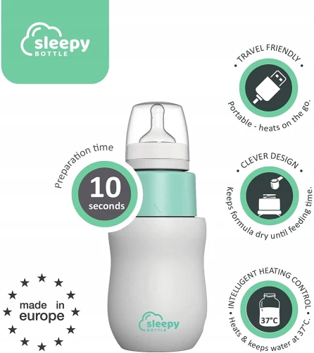 SLEEPY BOTTLE zestaw startowy podgrzewacz z butel1