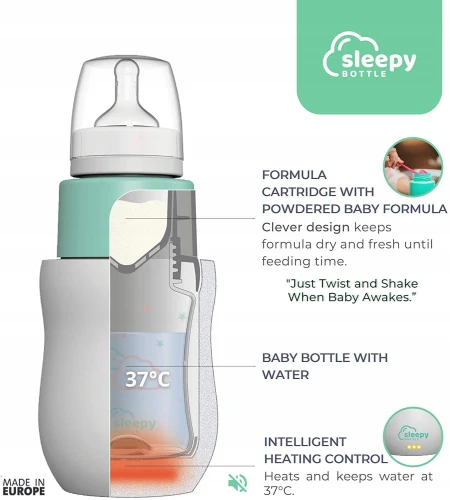 SLEEPY BOTTLE zestaw startowy podgrzewacz z butel1