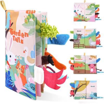 VICLOON Garden Tails książeczka sensoryczna ZAWIESZKA 6msc+