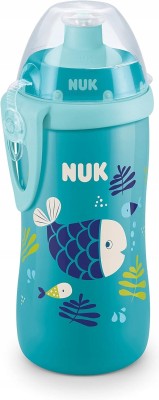NUK Junior Cup BUTELKA 18 m+ ustnik push-pull 300 ml EFEKT KAMELEONA