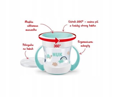 NUK Mini Magic Cup KUBEK NIEKAPEK 160 ml