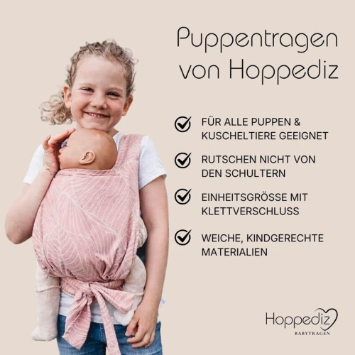 HOPPEDIZ nosidełko miękkie dla lalek pluszaków