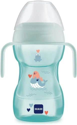 MAM Fun To Drink Cup kubek niekapek z ustnikiem 270 ml 8 m+