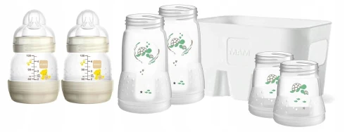 MAM zestaw startowy Anti-Colic z koszykiem 7el.