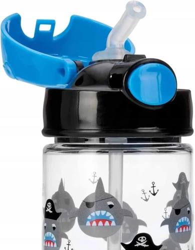 NUBY Straw Cup tritanowy bidon ze słomką 4 l+ 540 ml REKIN