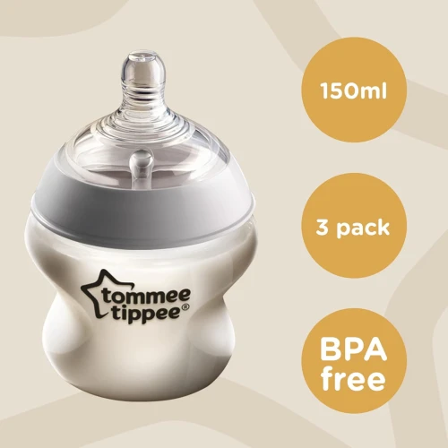 TOMMEE TIPPEE zestaw butelek closer to nature 3x 150ml