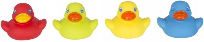 PLAYGRO Bright Baby Duckies gumowe kaczki do kąpieli 6 m+ 4 sztuki