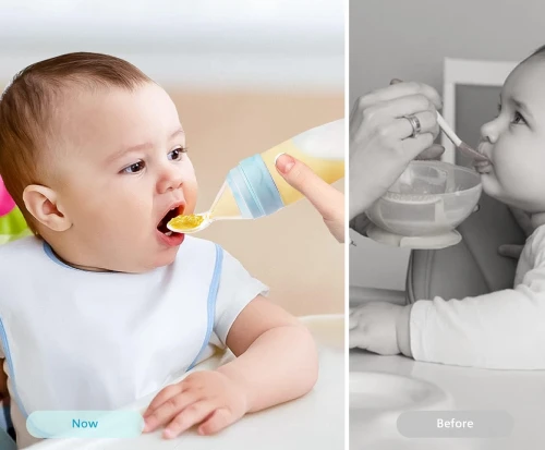 TERMICHY silikonowa łyżeczka z dozownikiem 90 ml 2 sztuki
