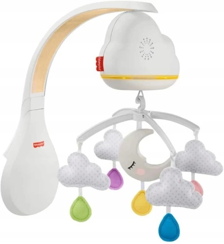 FISHER PRICE karuzela z czujnikiem hałasu, lampka