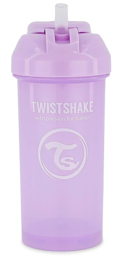 TWISTSHAKE Straw Cup kubek niekapek ze słomką 360 ml 6 m+