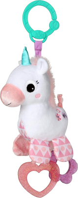 LAMAZE zawieszka do wózka łóżeczka Jednorożec 30cm 0-6msc