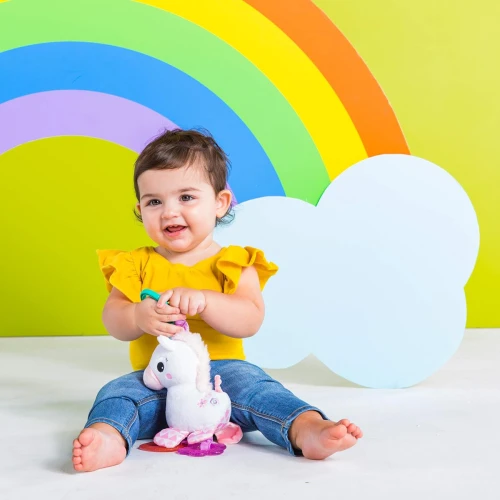 LAMAZE zawieszka do wózka łóżeczka Jednorożec 30cm 0-6msc