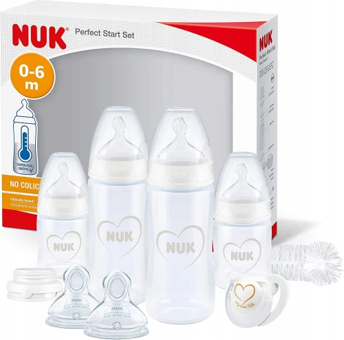 NUK zestaw Perfect Start 0-18 kontrola temperatury
