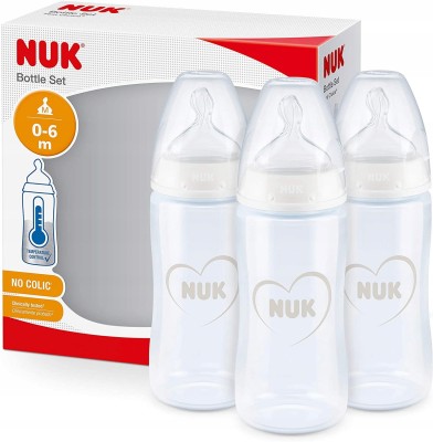 NUK First Choice+ zestaw butelek 3x 300 ml 0-6