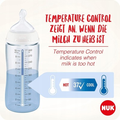 NUK First Choice+ zestaw butelek 3x 300 ml 0-6
