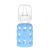 LifeFactory szklana butelka z etui 120 ml 3 m+ smoczek 1