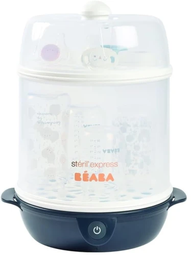 BEABA Steril'Express 2w1 STERYLIZATOR PAROWY + szczypce i miarka