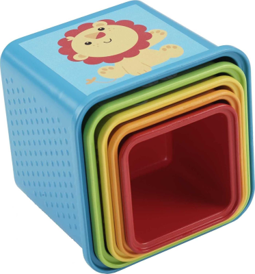 FISHER-PRICE Stack &amp; Explore Blocks klocki o różnej wielkości 5 sztuk