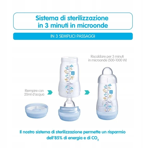 MAM Easy Start butelka antykolkowa 260ml 2m+