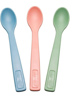 NIP Eat Green zestaw łyżeczek 3 sztuki 14 cm 4 m+