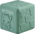 VULLI Cube kauczukowa kostka z teksturami do zabawy 7,3 cm ŻYRAFA SOPHIE