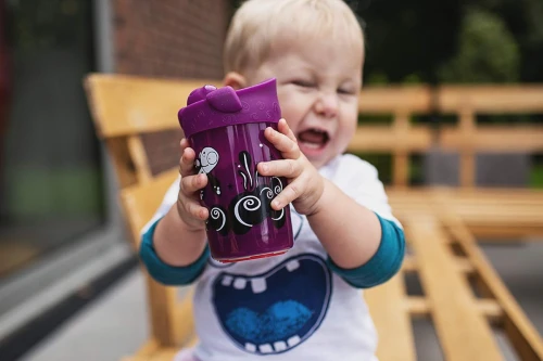 TOMMEE TIPPEE No Knock kubek z ustnikiem 300 ml 18 m+ ŻÓŁW