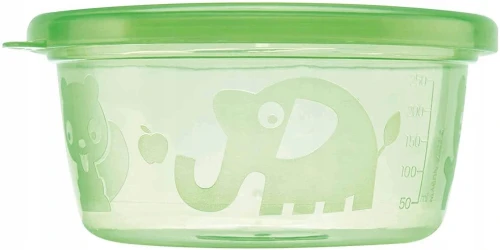 NUBY pojemniki na przekąski 6x300