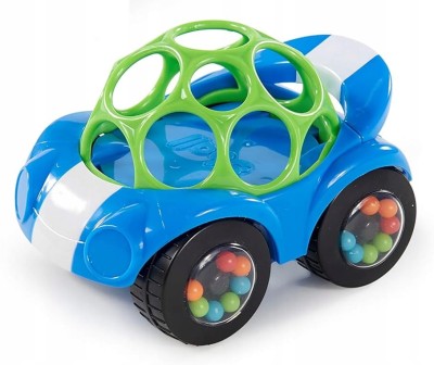 BRIGHT STARTS Oball Rattle &amp; Roll jeżdżący samochód z grzechotką
