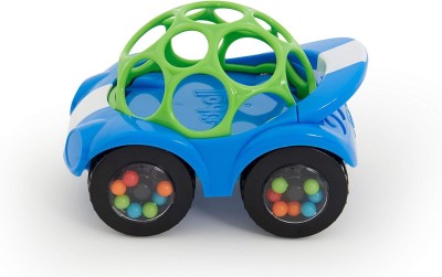 BRIGHT STARTS Oball Rattle &amp; Roll jeżdżący samochód z grzechotką