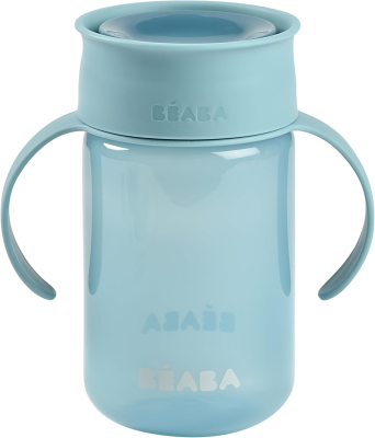 BEABA Training Cup kubek niekapek 360° 340 ml 12 m+