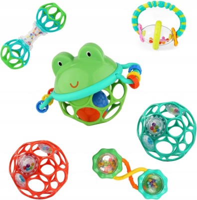 BRIGHT STARTS Little Shakers zestaw zabawek dla niemowląt 6szt. 0+