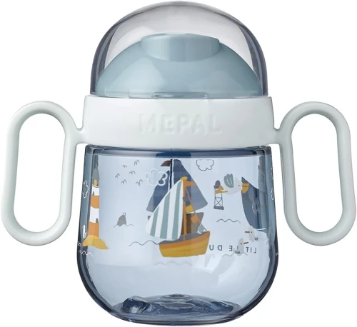 MEPAL Sippy Cup kubek niekapek ustnik dwustronny 200 ml 6 m+