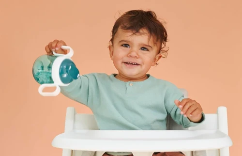 MEPAL Sippy Cup kubek niekapek ustnik dwustronny 200 ml 6 m+