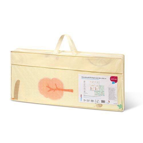 BABYONO mata edukacyjna PIANKOWA XPE 180x200