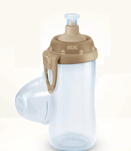 NUK Sports Cup BUTELKA 24 m+ ustnik push-pull 450 ml EFEKT KAMELEONA