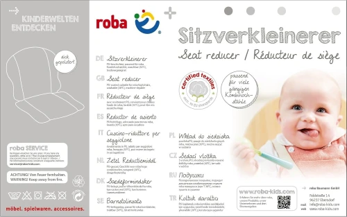 ROBA wkładka reduktor do krzesełka do karmienia